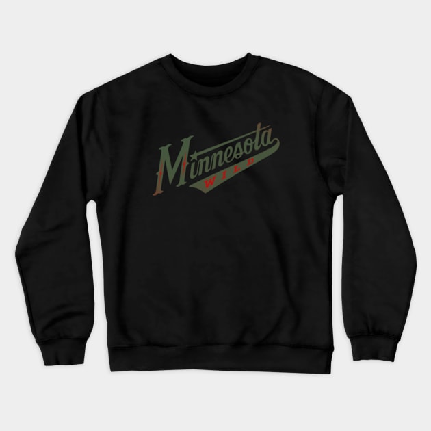 Minnesota Wild Crewneck Sweatshirt by Jedistudios 